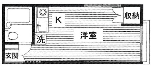 目黒駅 徒歩15分 2階の物件間取画像